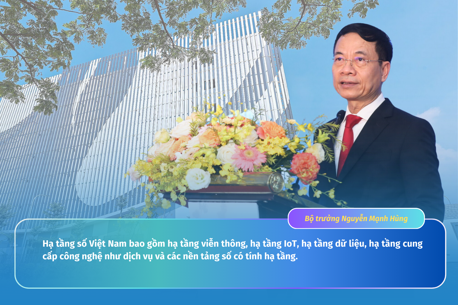 Phát biểu Khai mạc của Bộ trưởng Nguyễn Mạnh Hùng tại Lễ khánh thành Data Center của VNPT tại Hoà Lạc- Ảnh 1.