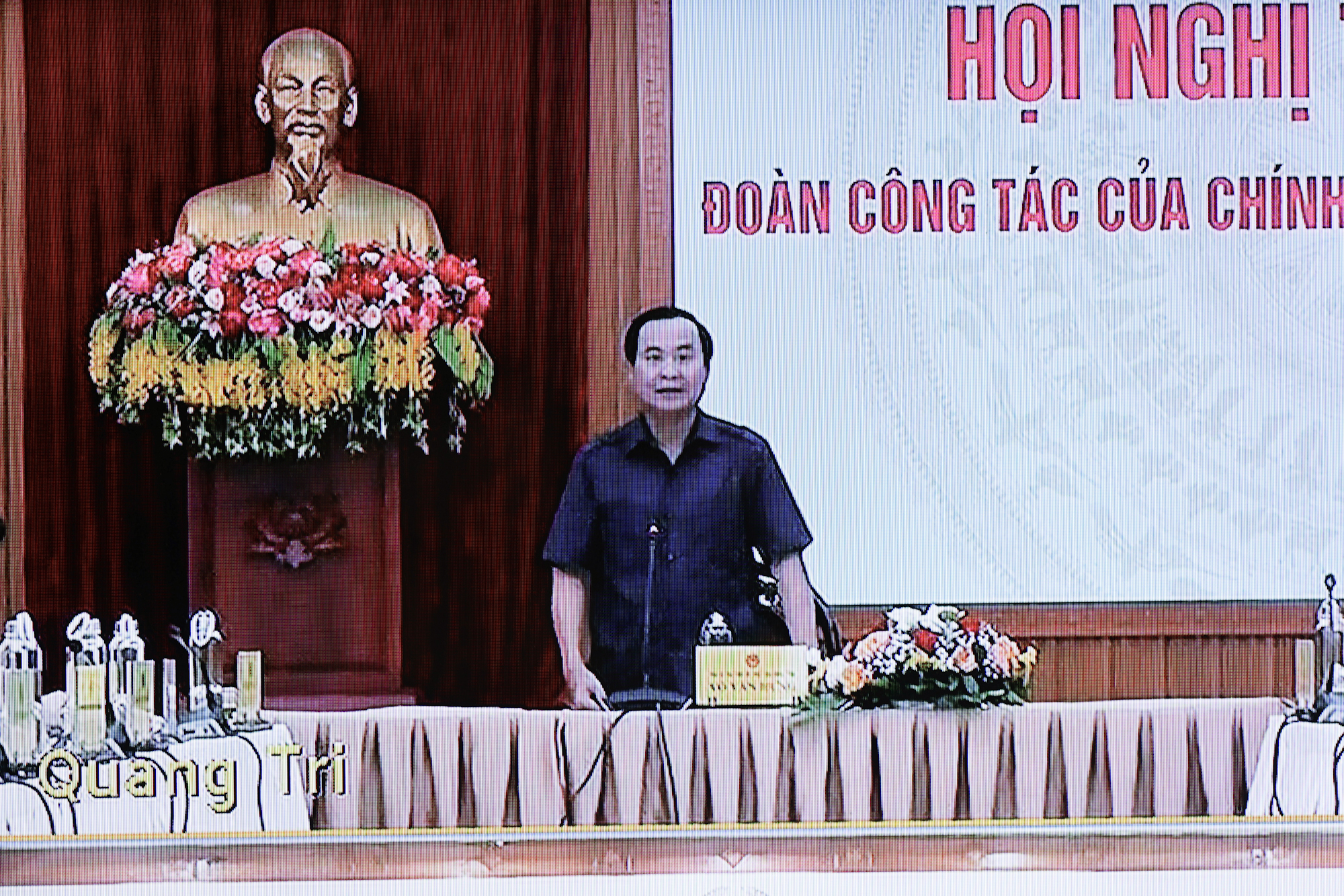 Đoàn công tác Chính phủ do Bộ trưởng Nguyễn Mạnh Hùng làm Trưởng đoàn làm việc với UBND các tỉnh Quảng Bình, Quảng Trị và Thừa Thiên Huế- Ảnh 3.