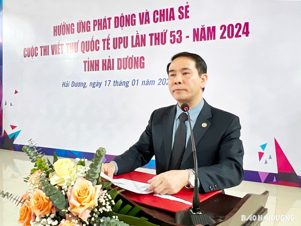 Hải Dương hưởng ứng Cuộc thi viết thư quốc tế UPU lần thứ 53 năm 2024- Ảnh 2.