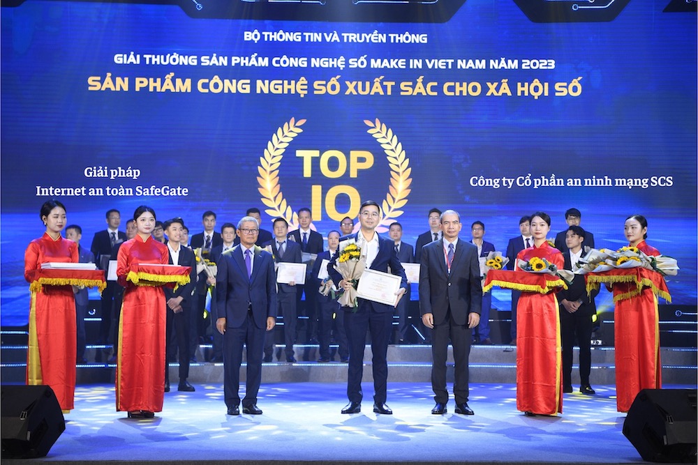 SafeGate đạt giải thưởng sản phẩm công nghệ số xuất sắc Make in Viet Nam 2023- Ảnh 1.