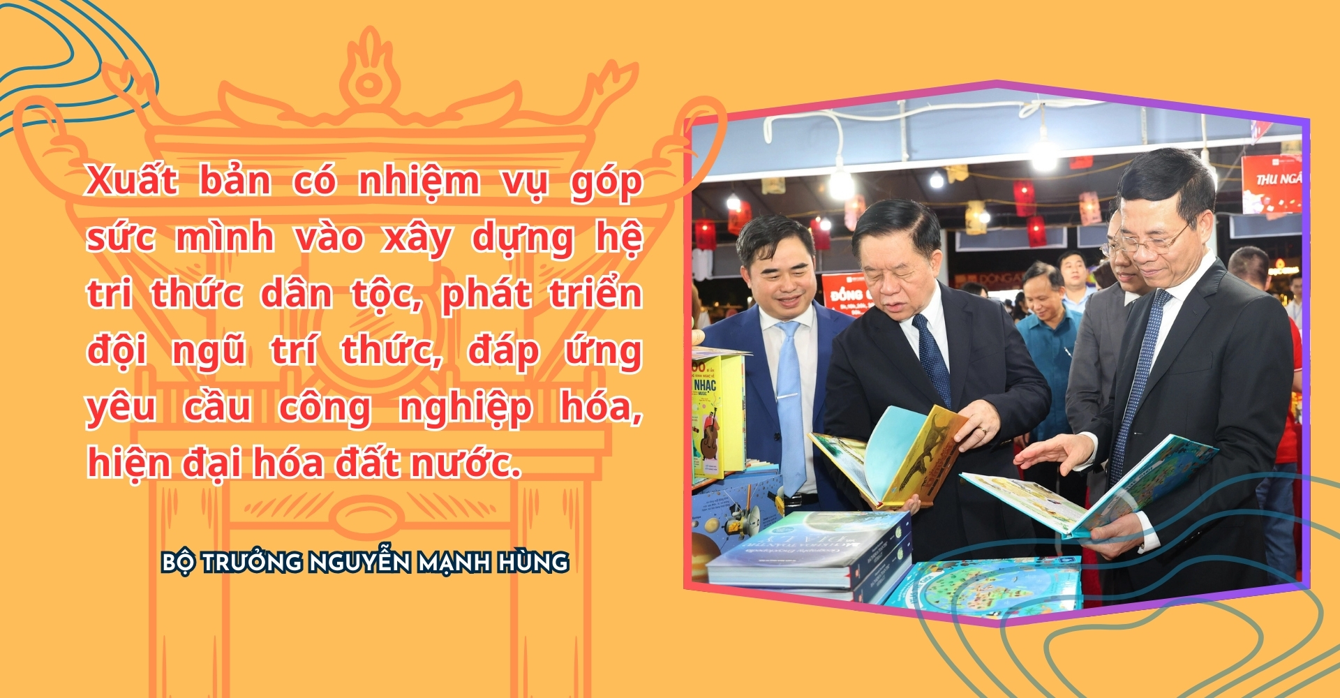 Bộ trưởng Nguyễn Mạnh Hùng phát biểu tại Ngày sách và Văn hóa đọc lần thứ Ba - 2024