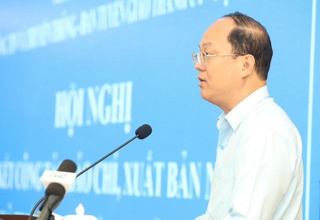 Phó Bí thư Thường trực Thành ủy TPHCM Nguyễn Hồ Hải phát biểu chỉ đạo Hội nghị