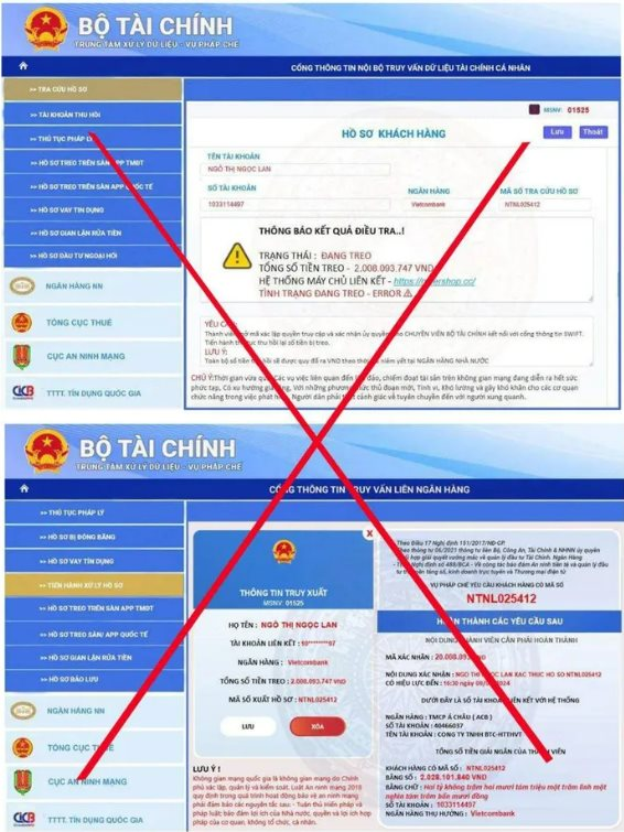 Cảnh báo giả mạo con dấu, chữ ký lãnh đạo, website của Bộ Tài chính- Ảnh 1.