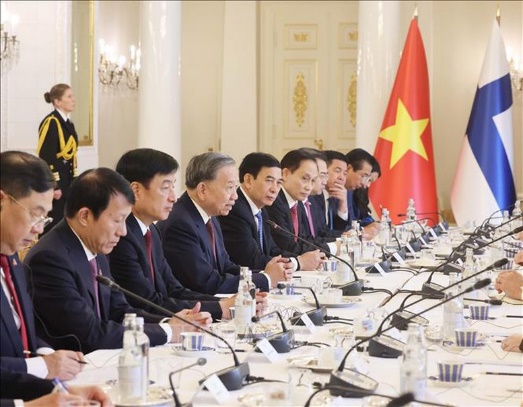 Tổng Bí thư Tô Lâm hội đàm với Tổng thống Phần Lan Alexander Stubb- Ảnh 2. Tổng Bí thư Tô Lâm hội đàm với Tổng thống Phần Lan Alexander Stubb- Ảnh 2.
