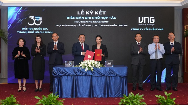 Đại học Quốc gia TP.HCM, VNG thúc đẩy mô hình hợp tác '3 nhà' - Ảnh 1.