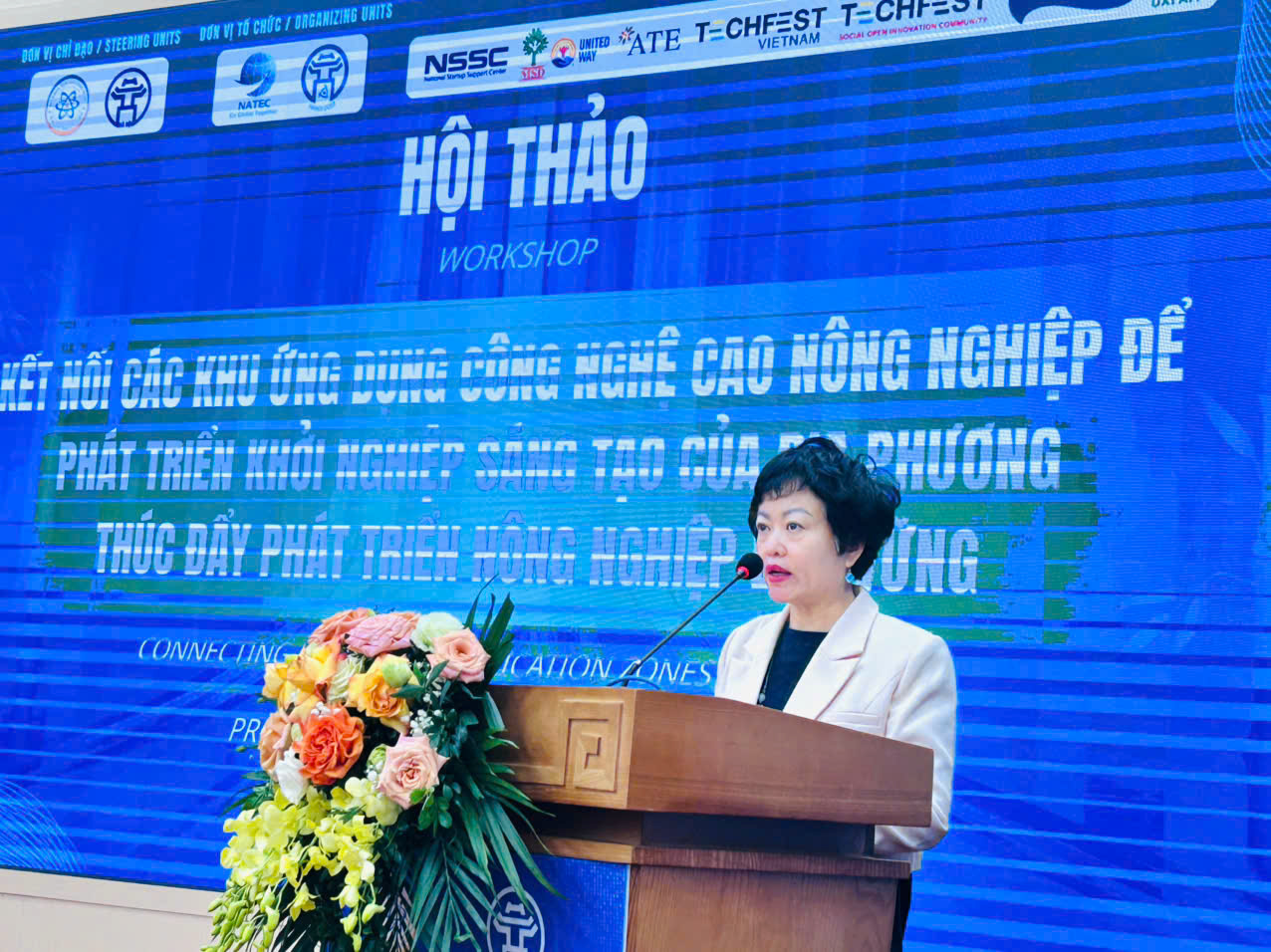 ការភ្ជាប់តំបន់អនុវត្តកសិកម្មបច្ចេកវិទ្យាខ្ពស់លើកកម្ពស់សហគ្រិនភាពប្រកបដោយភាពច្នៃប្រឌិត និងការអភិវឌ្ឍប្រកបដោយចីរភាព - រូបថតទី 2។ Kết nối các khu ứng dụng công nghệ cao nông nghiệp thúc đẩy khởi nghiệp sáng tạo và phát triển bền vững- Ảnh 2.