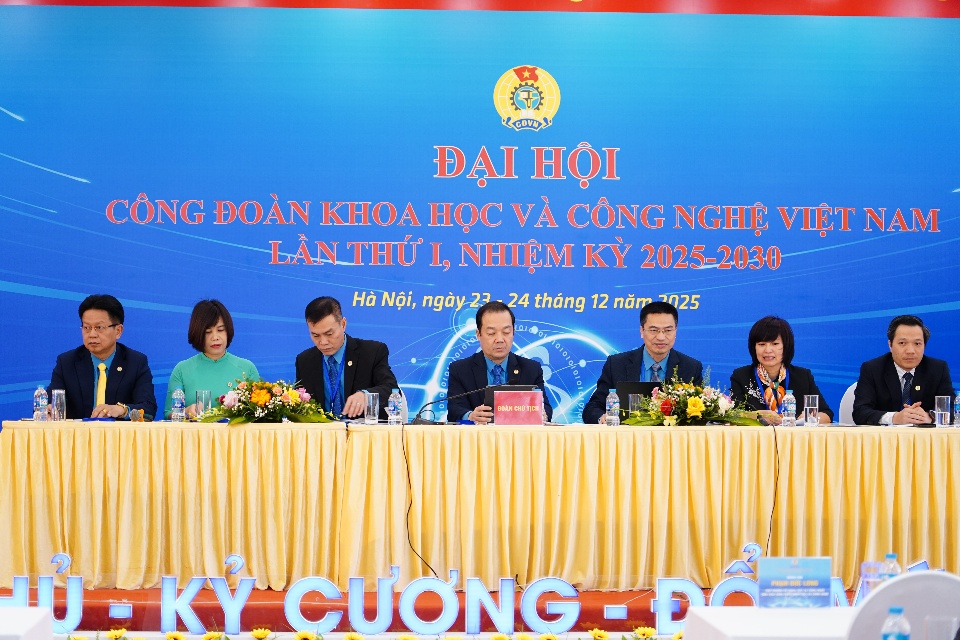 Phi&ecirc;n thứ nhất Đại hội C&ocirc;ng đo&agrave;n KH&CN Việt Nam: Đặt nền m&oacute;ng cho nhiệm kỳ mới- Ảnh 1.
