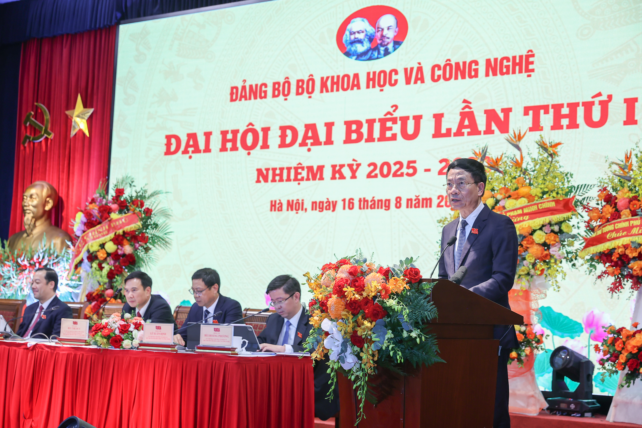 Đại hội Đại biểu Đảng bộ Bộ Khoa học và Công nghệ lần thứ I, nhiệm kỳ 2025 - 2030 thành công tốt đẹp- Ảnh 8.