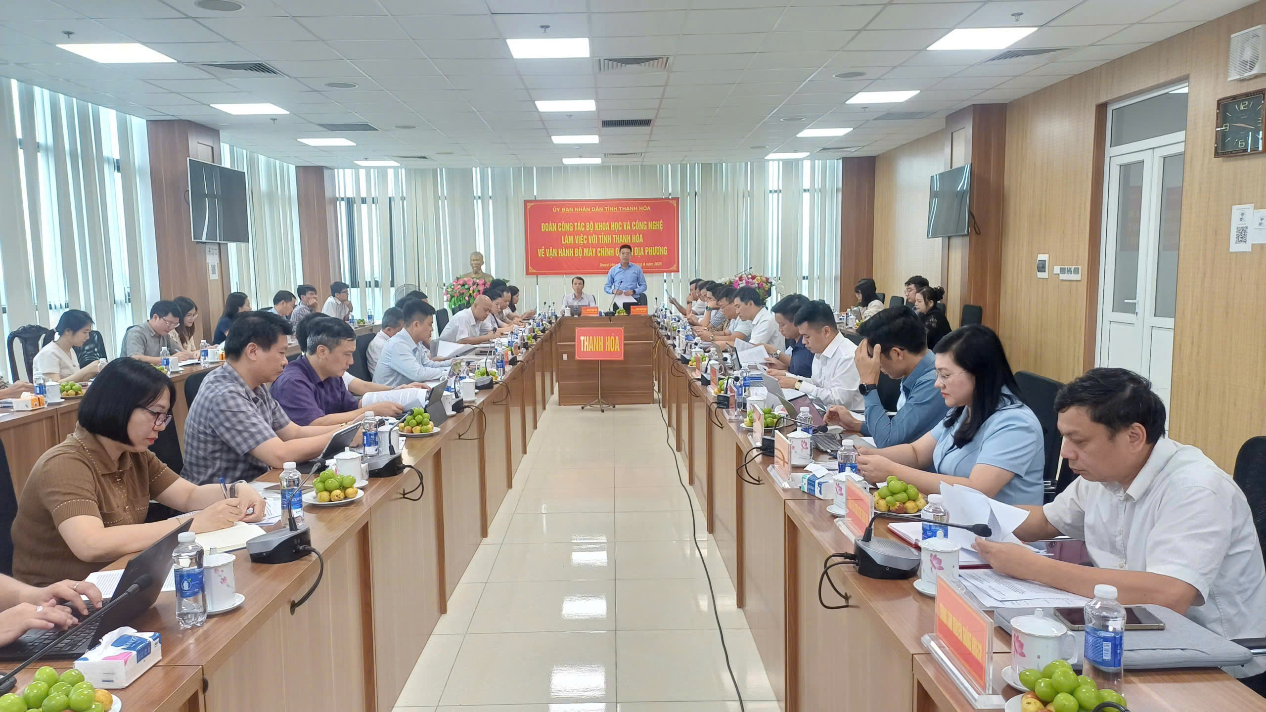 Bộ KH&CN cùng Thanh Hóa giải quyết vướng mắc trong vận hành chính quyền hai cấp - Ảnh 1.