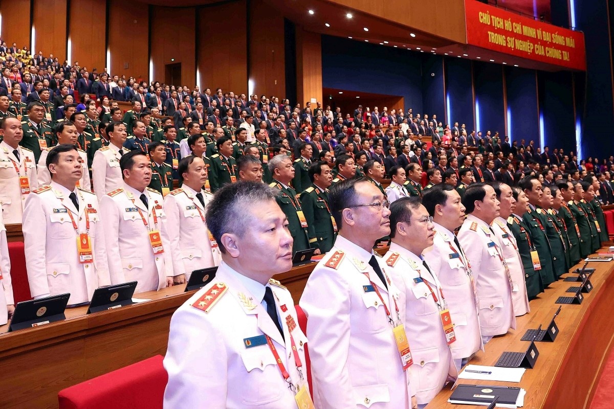 Đại biểu dự phi&ecirc;n khai mạc Đại hội Đảng XIV - Ảnh 12.