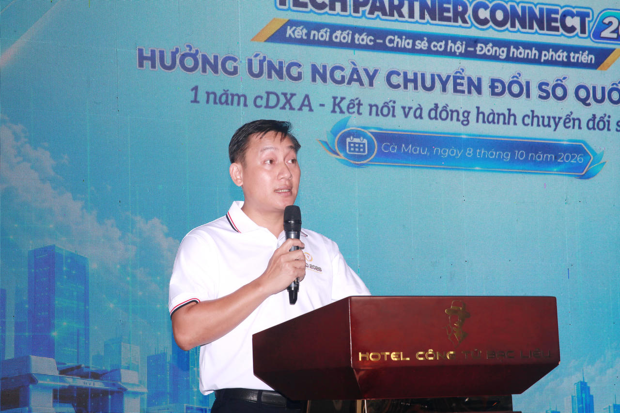 Cà Mau kết nối doanh nghiệp với giải pháp công nghệ, thúc đẩy chuyển đổi số- Ảnh 1.