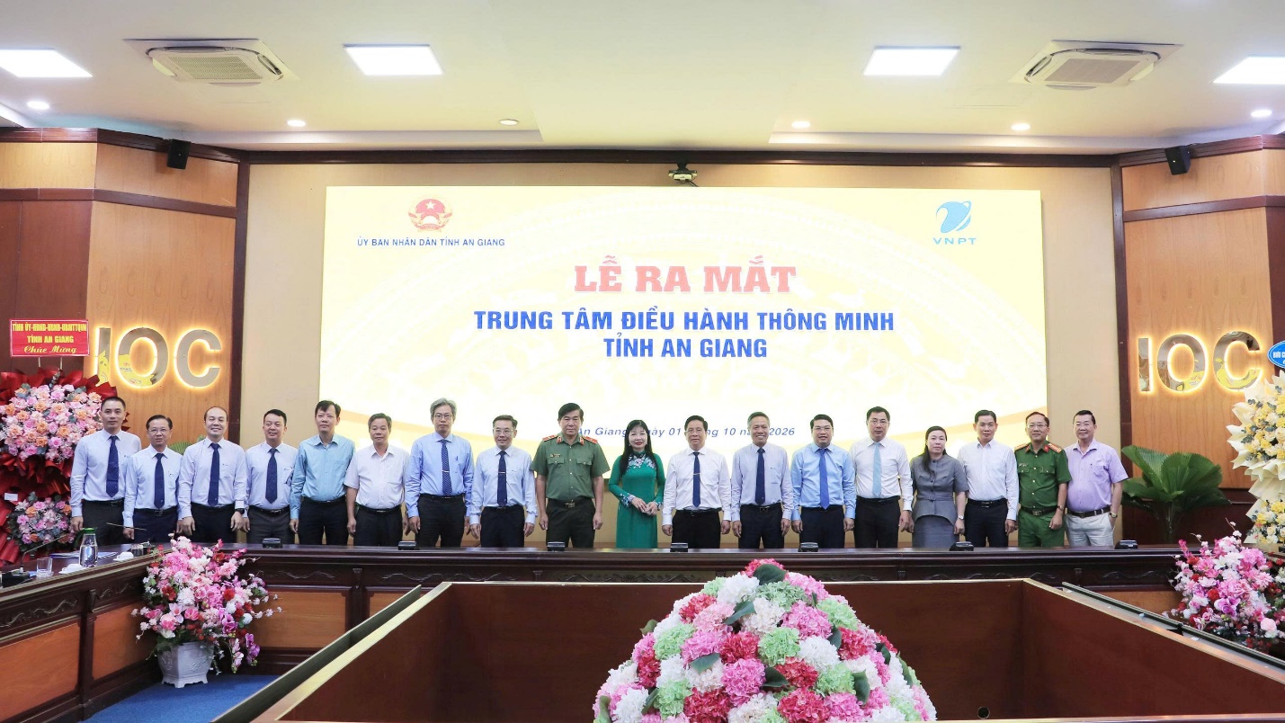 An Giang ra mắt Trung t&acirc;m Điều h&agrave;nh th&ocirc;ng minh, th&uacute;c đẩy quản trị bằng dữ liệu- Ảnh 4.