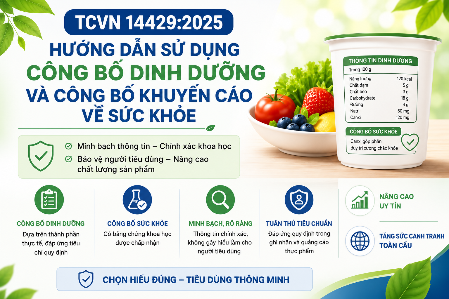 Ti&ecirc;u chuẩn quốc gia g&oacute;p phần minh bạch th&ocirc;ng tin thực phẩm- Ảnh 1.