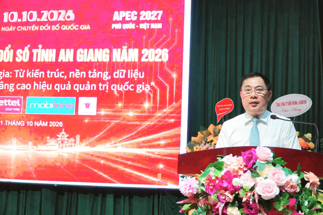An Giang th&uacute;c đẩy chuyển đổi số, tạo gi&aacute; trị thực chất cho người d&acirc;n v&agrave; doanh nghiệp- Ảnh 2.