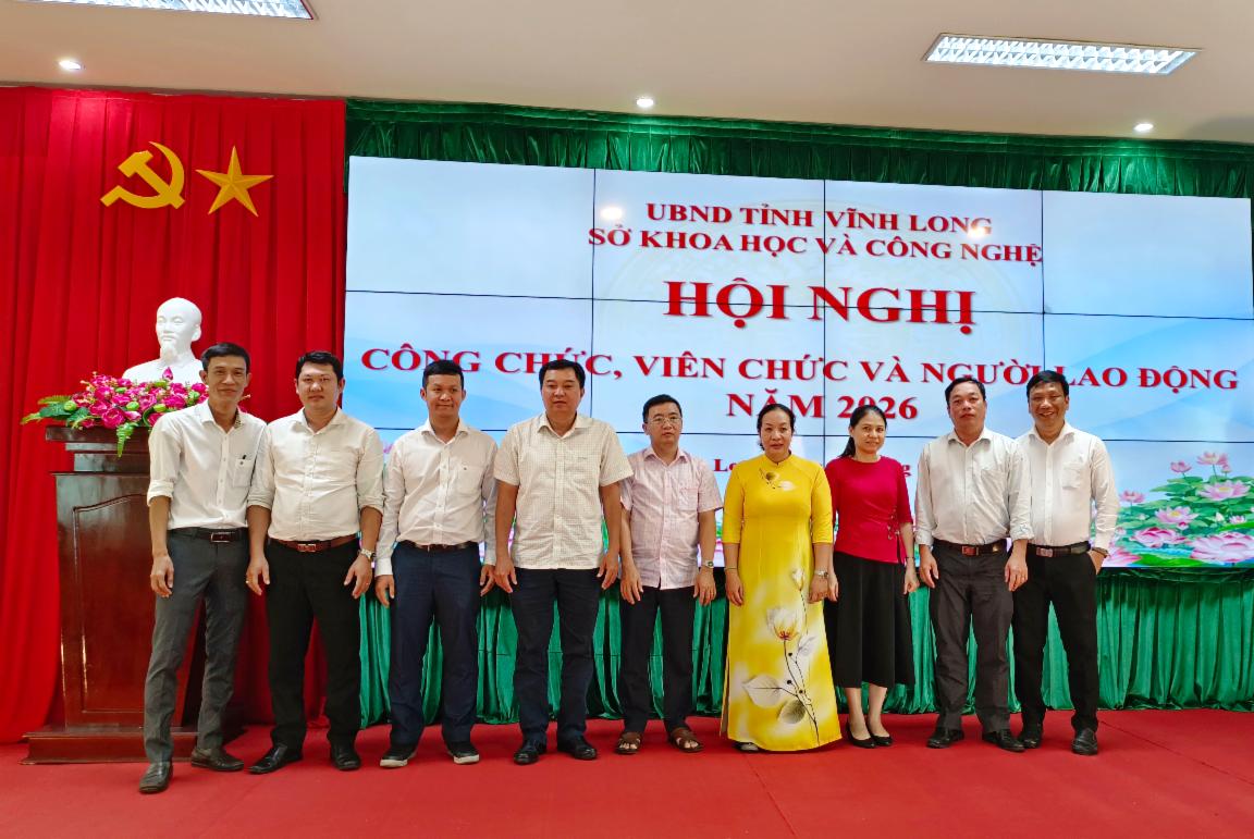 Sở KH&CN tỉnh Vĩnh Long: Ph&aacute;t huy d&acirc;n chủ, đo&agrave;n kết thực hiện thắng lợi nhiệm vụ năm 2026- Ảnh 4.
