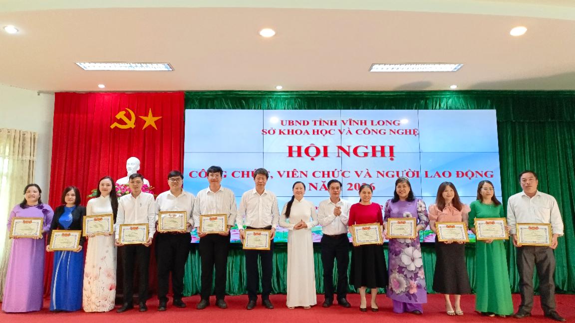 Sở KH&CN tỉnh Vĩnh Long: Ph&aacute;t huy d&acirc;n chủ, đo&agrave;n kết thực hiện thắng lợi nhiệm vụ năm 2026- Ảnh 6.