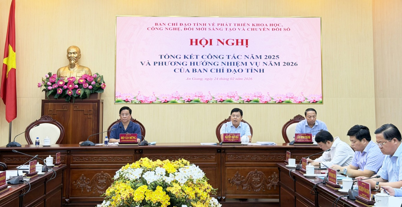 An Giang phấn đấu xếp hạng 10/34 toàn quốc về chuyển đổi số và đổi mới sáng tạo - Ảnh 1.