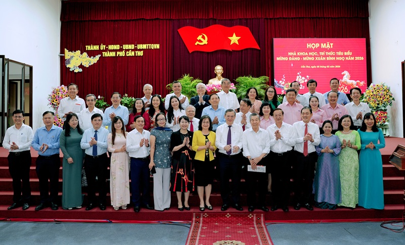 Cần Thơ: Họp mặt nh&agrave; khoa học, tr&iacute; thức ti&ecirc;u biểu mừng Đảng - mừng Xu&acirc;n B&iacute;nh Ngọ năm 2026- Ảnh 5.