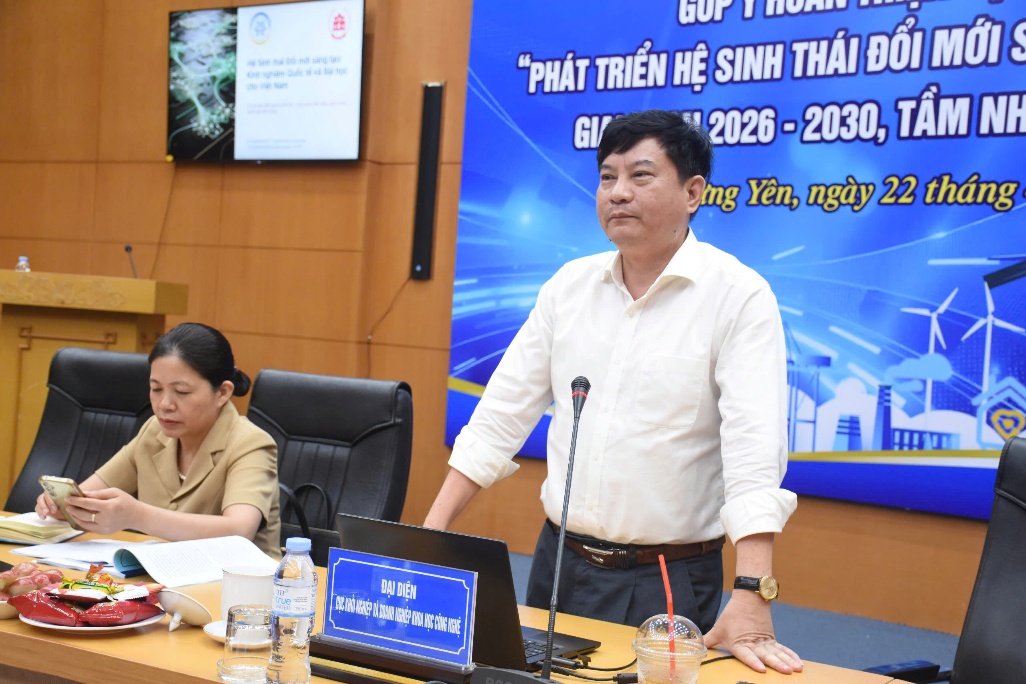 Hưng Y&ecirc;n g&oacute;p &yacute; ho&agrave;n thiện Đề &aacute;n ph&aacute;t triển hệ sinh th&aacute;i đổi mới s&aacute;ng tạo đến năm 2045- Ảnh 4.