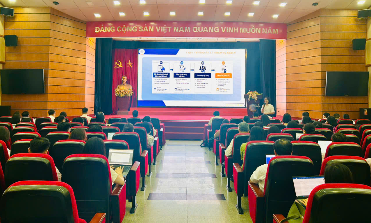 Th&uacute;c đẩy quản l&yacute; nhiệm vụ khoa học, c&ocirc;ng nghệ v&agrave; đổi mới s&aacute;ng tạo tr&ecirc;n nền tảng số- Ảnh 2.