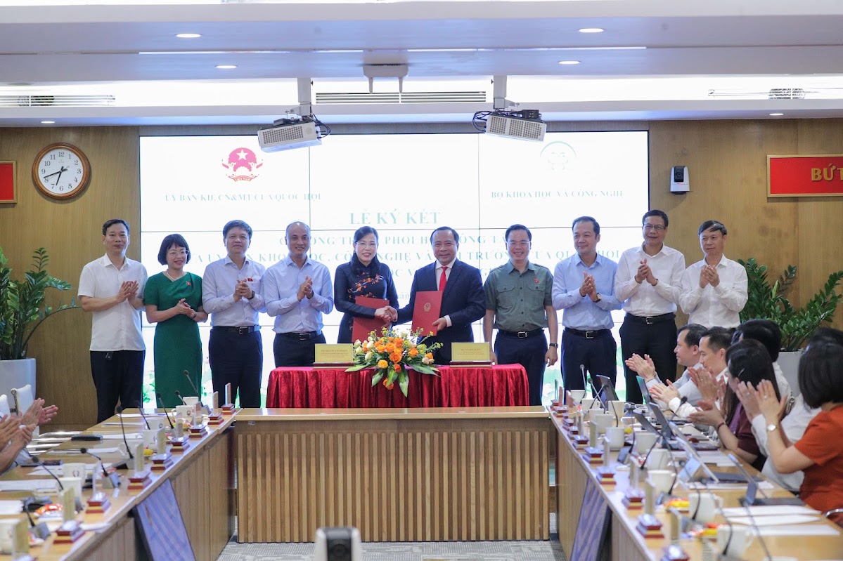 Bộ KH&CN v&agrave; Ủy ban KHCN&MT tăng cường phối hợp giai đoạn 2026-2031- Ảnh 1.