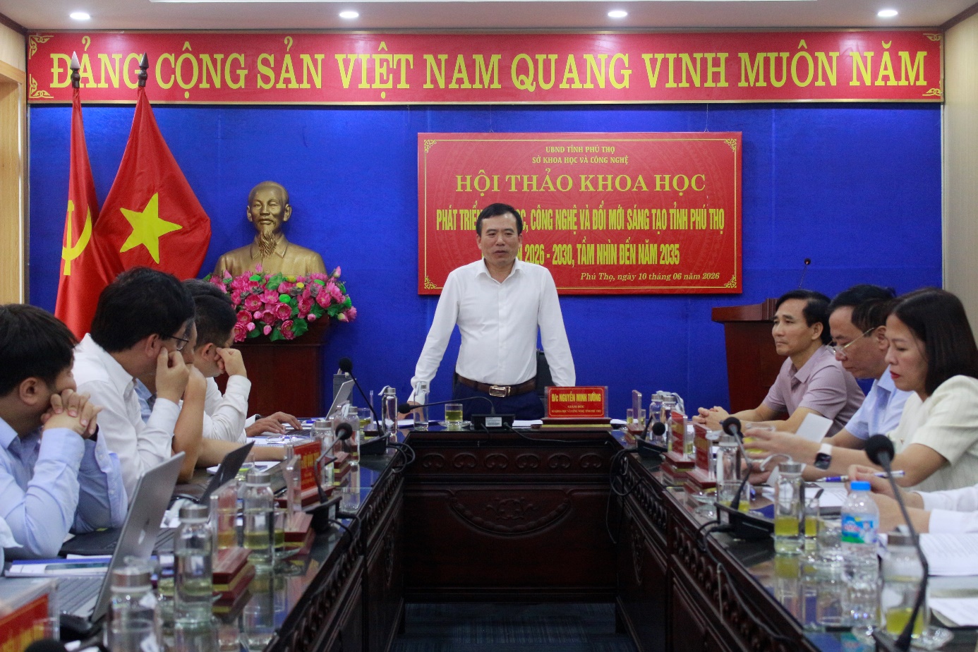 Ph&uacute; Thọ x&acirc;y dựng Đề &aacute;n Ph&aacute;t triển Khoa học, C&ocirc;ng nghệ v&agrave; Đổi mới s&aacute;ng tạo giai đoạn 2026 - 2030, tầm nh&igrave;n đến 2035- Ảnh 1.
