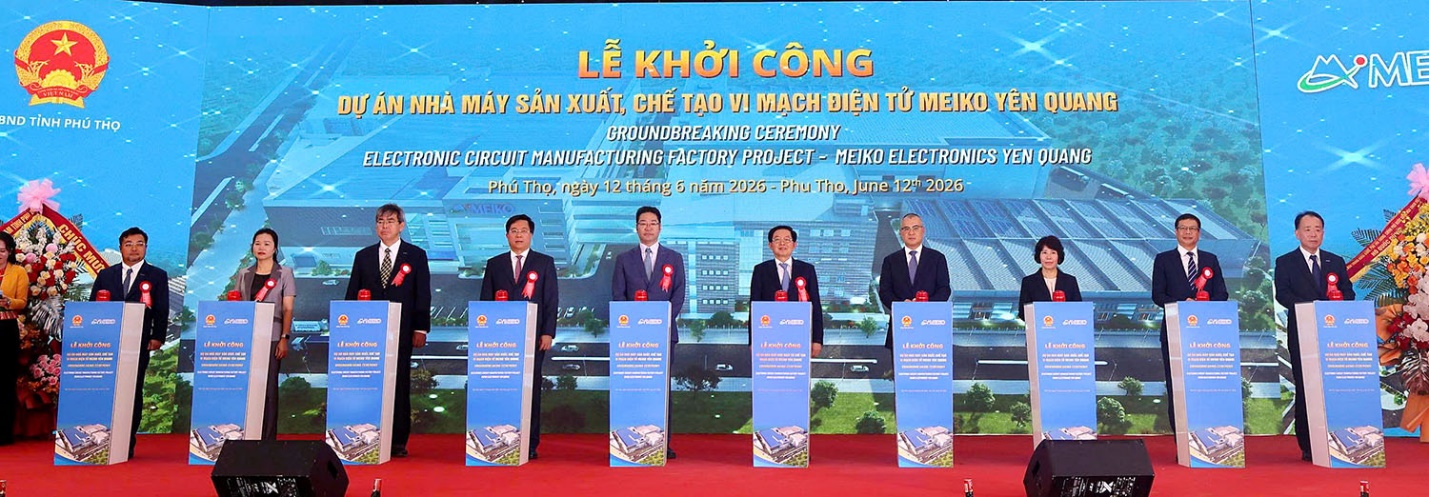 Khởi c&ocirc;ng Dự &aacute;n Nh&agrave; m&aacute;y sản xuất, chế tạo vi mạch điện tử Meiko Y&ecirc;n Quang- Ảnh 1.
