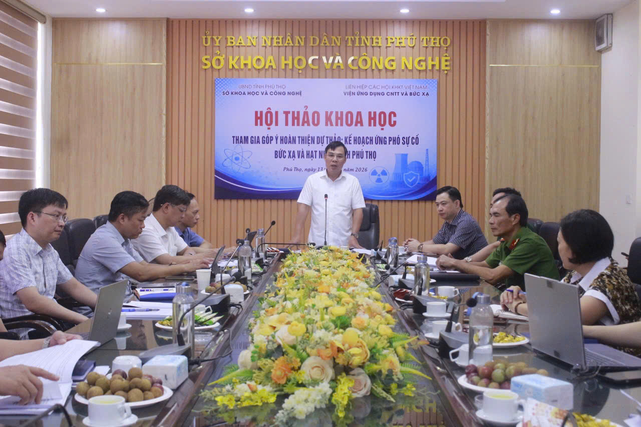 Phú Thọ chủ động xây dựng Kế hoạch ứng phó sự cố bức xạ và hạt nhân- Ảnh 1.