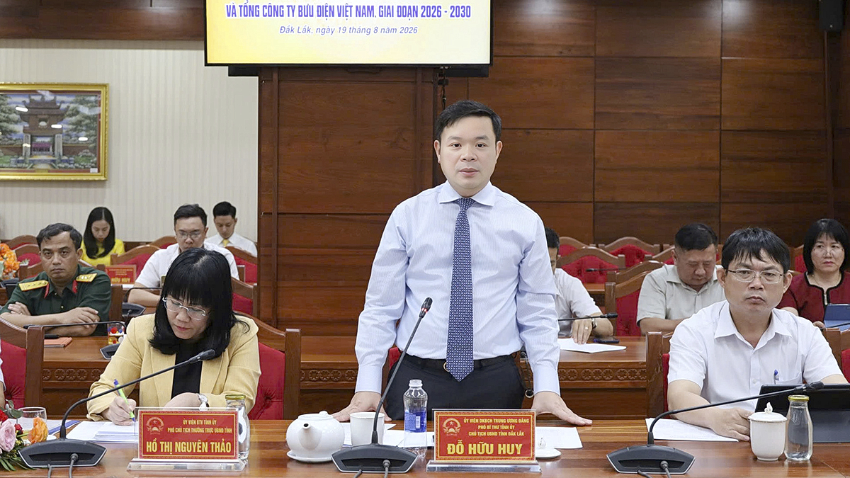 Đắk Lắk và Vietnam Post hợp tác thúc đẩy chuyển đổi số, thương mại điện tử giai đoạn 2026 - 2030- Ảnh 2.