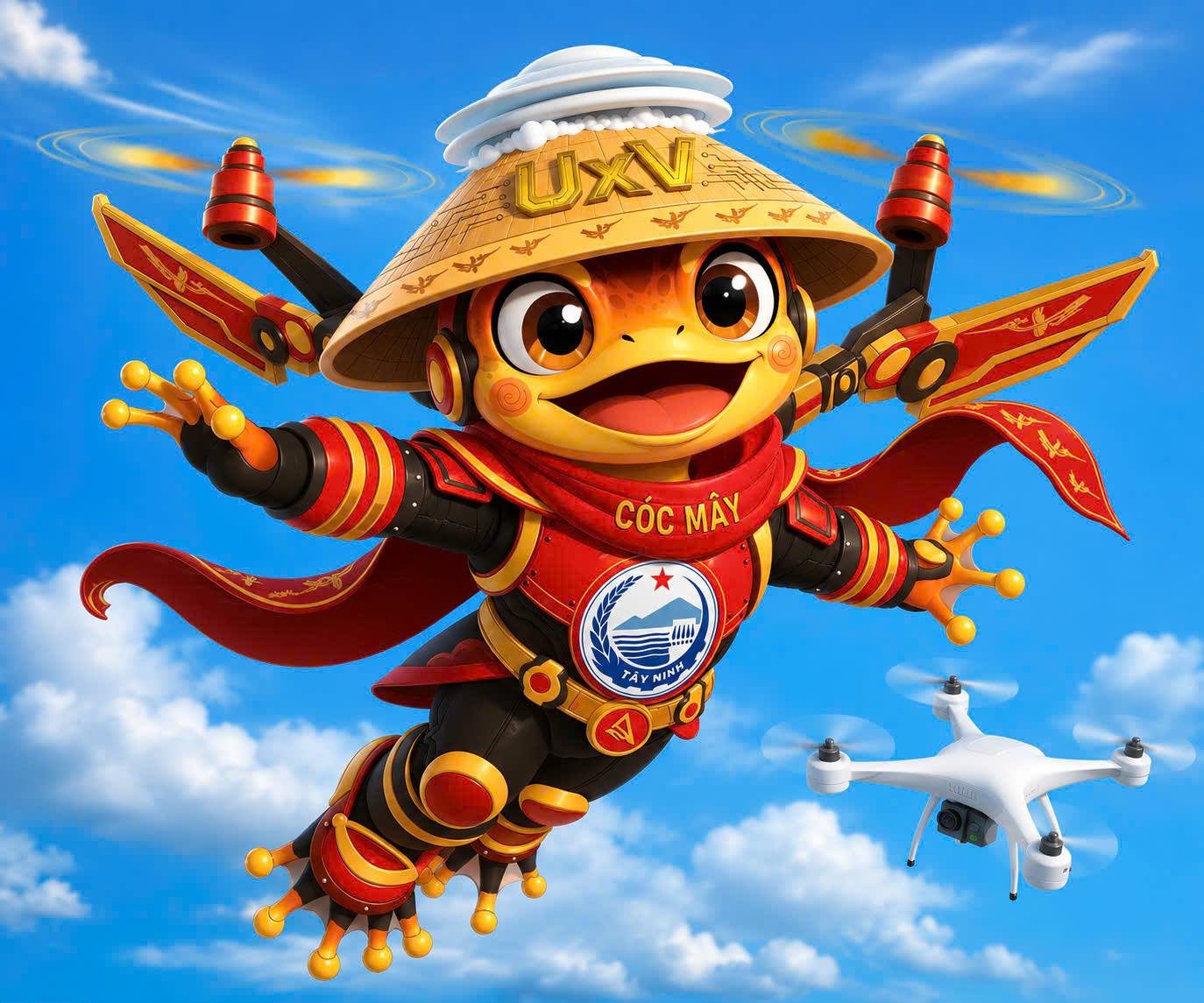 Trải nghiệm hệ sinh th&aacute;i UAV v&agrave; linh vật "C&oacute;c M&acirc;y" tại Hội nghị X&uacute;c tiến đầu tư T&acirc;y Ninh- Ảnh 7.