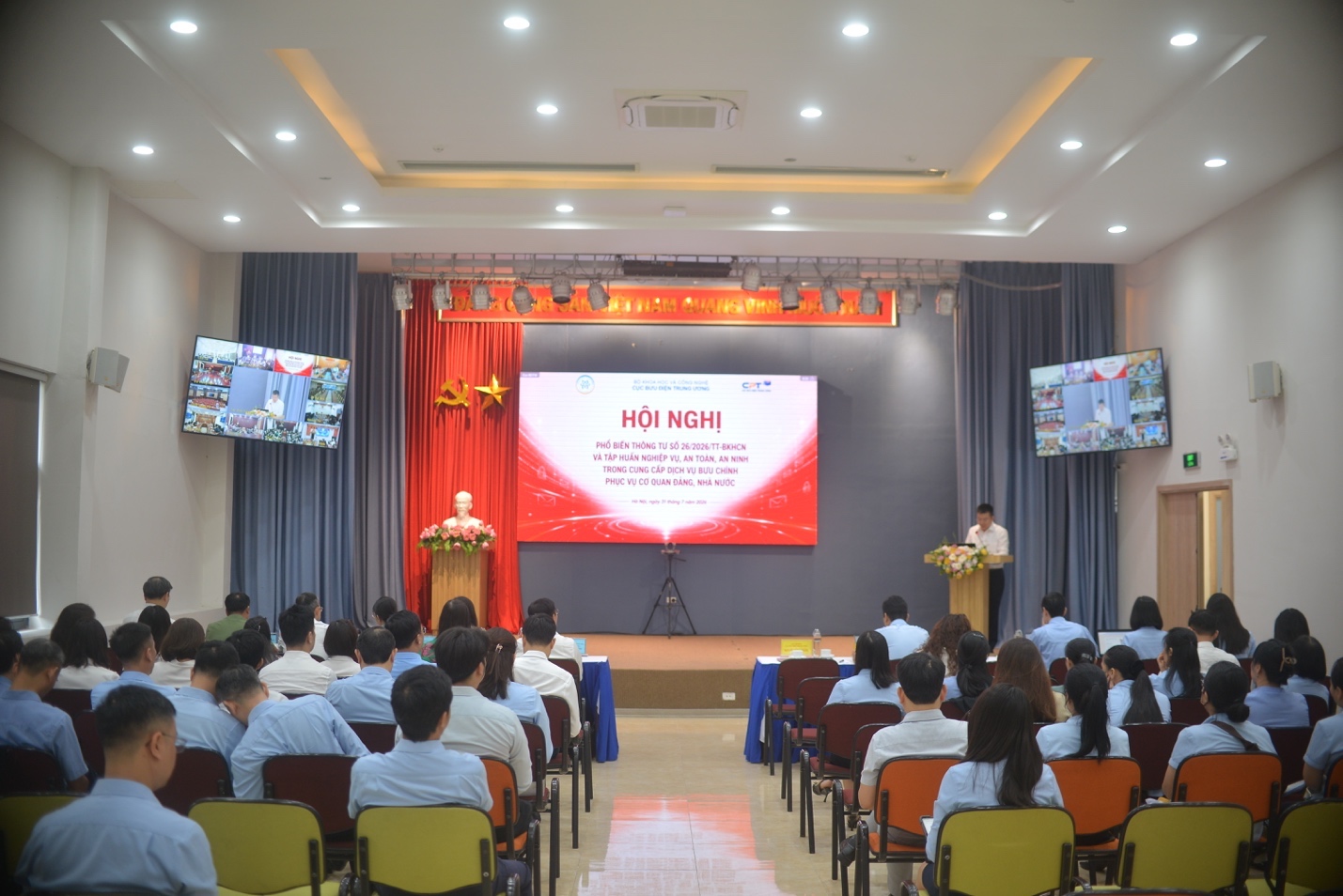 Phổ biến, tập huấn nghiệp vụ, an toàn, an ninh trong cung cấp dịch vụ bưu chính phục vụ cơ quan Đảng, Nhà nước- Ảnh 1.