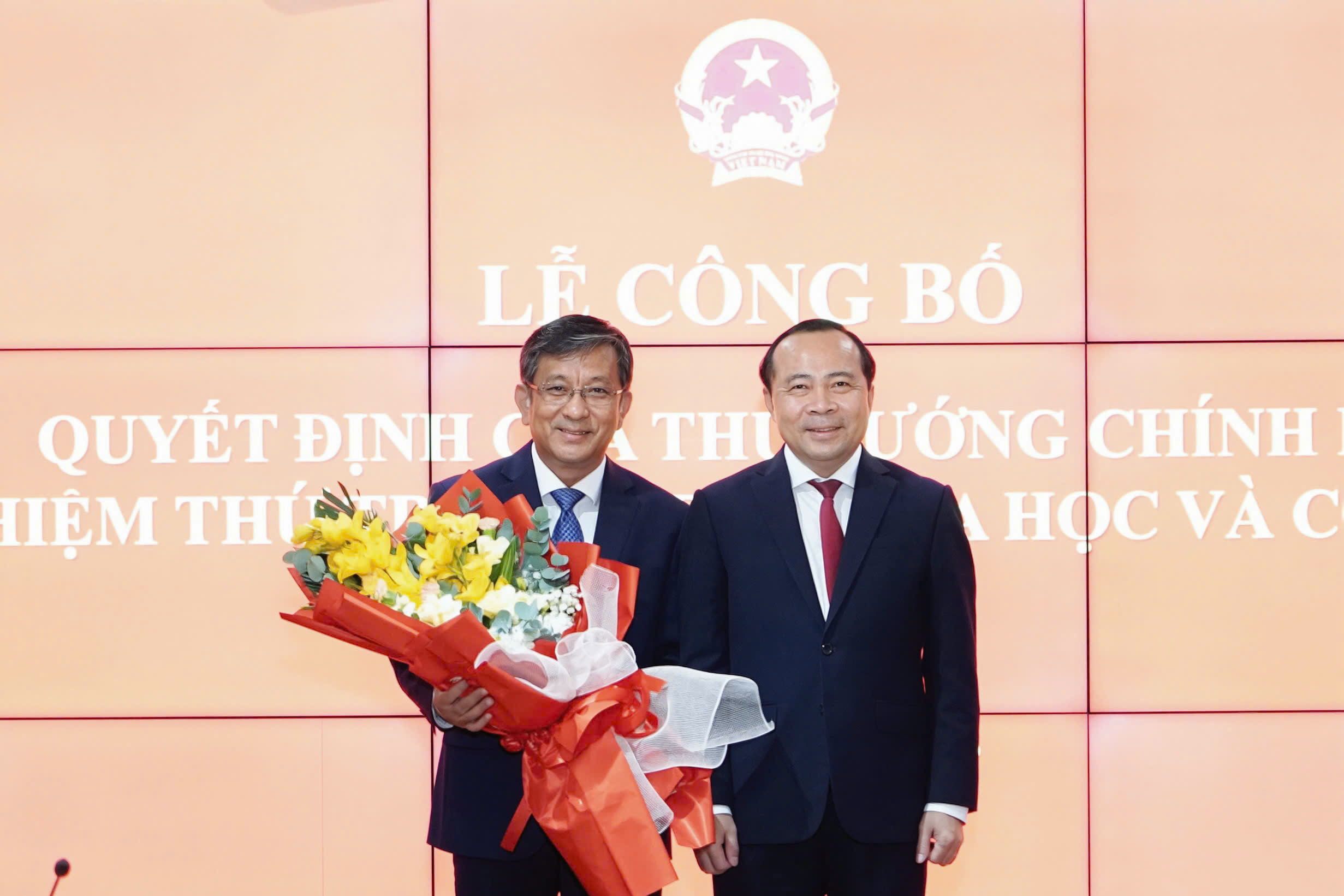 Lễ Công bố Quyết định của Thủ tướng Chính phủ bổ nhiệm Thứ trưởng Bộ KH&CN - Ảnh 1.