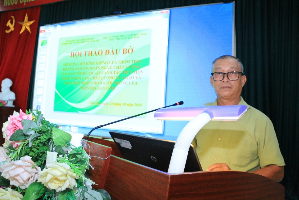 Đ&aacute;nh gi&aacute; kết quả m&ocirc; h&igrave;nh giống l&uacute;a Gia Lộc 25 vụ M&ugrave;a năm 2026- Ảnh 3.