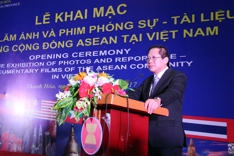 Bộ trưởng Trương Minh Tuấn phát biểu tại Lễ khai mạc triển lãm 
