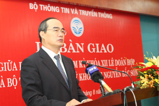 Deputy Prime Minister Nguyen Thien Nhan addressed at the ceremony