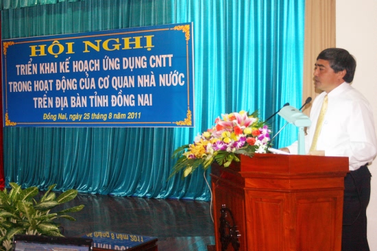 Thứ trưởng Nguyễn Minh Hồng phát biểu tại Hội nghị - Ảnh Ngọc Khôi BĐVN