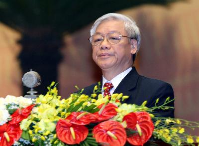 Đồng chí Nguyễn Phú Trọng, Tổng Bí thư khóa XI phát biểu bế mạc Đại hội