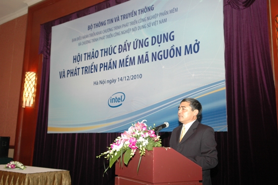 Thứ trưởng Nguyễn Minh Hồng phát biểu tại Hội thảo