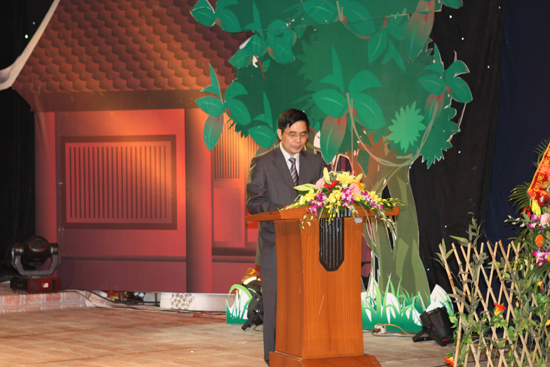 Bộ trưởng Bộ NN&PTNT Cao Đức Phát phát biểu tại buổi lễ