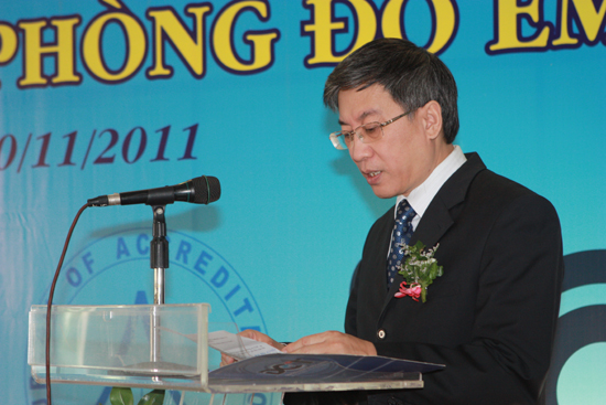 Thứ trưởng Lê Nam Thắng phát biểu tại buổi lễ