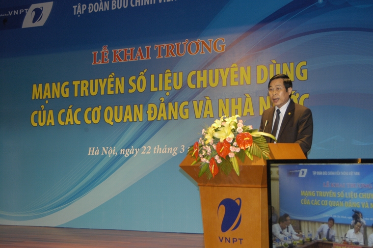 Bộ trưởng Nguyễn Bắc Son ph&aacute;t biểu tại buổi lễ.