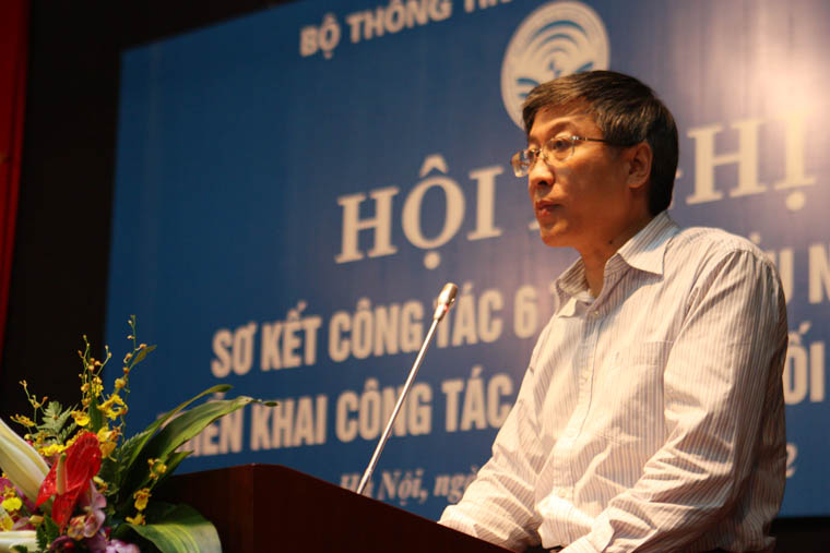 Thứ trưởng Lê Nam Thắng phát biểu tại Hội nghị