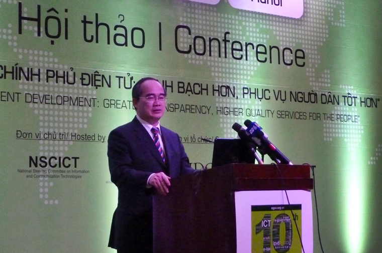 Phó Thủ tướng Nguyễn Thiện Nhân phát biểu chỉ đạo Hội nghị