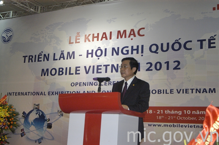 Bộ trưởng Nguyễn Bắc Son phát biểu khai mạc Triển lãm