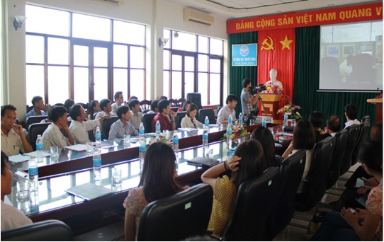 Quang cảnh hội nghị tại Sở TTTT tỉnh Ninh Bình