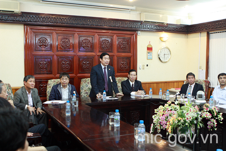 Bộ trưởng làm việc với Viễn thông Hà Giang