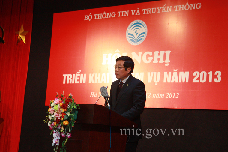 Bộ trưởng Bộ Thông tin và Truyền thông Nguyễn Bắc Son phát biểu kết luận tại Hội nghị