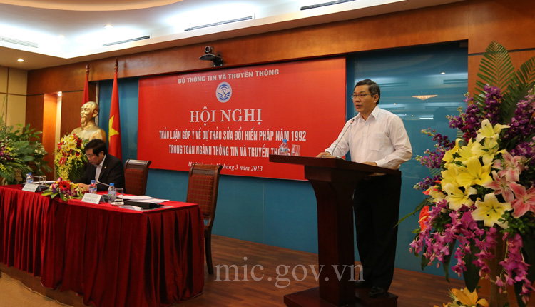 Thứ trưởng Trần Đức Lai phát biểu kết luận hội nghị