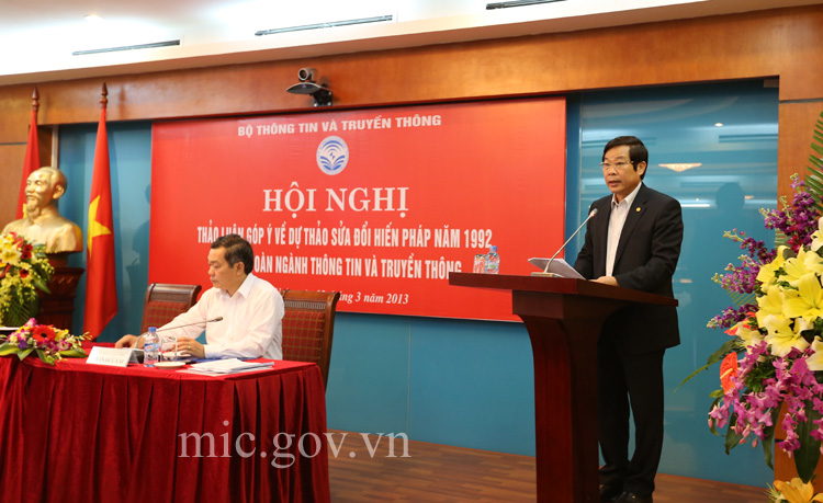 Bộ trưởng Nguyễn Bắc Son phát biểu tại hội nghị