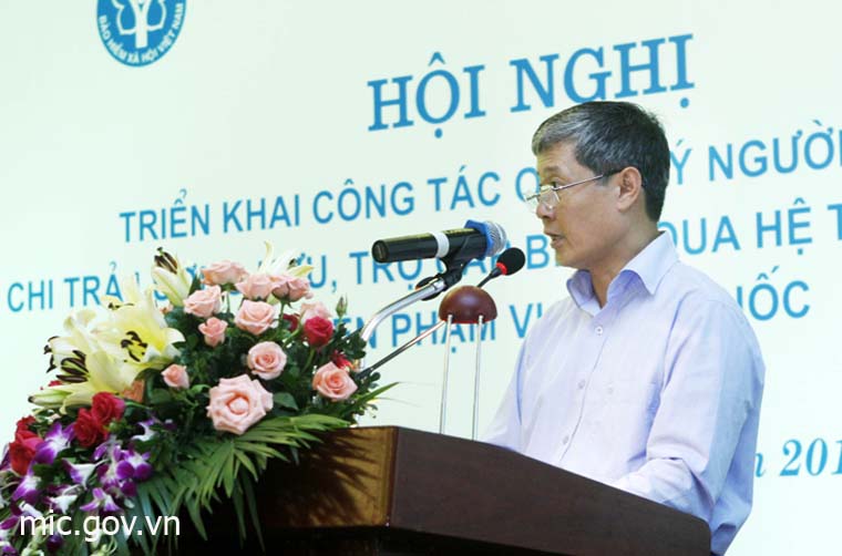 Thứ trưởng Bộ Thông tin và Truyền thông Nguyễn Thành Hưng phát biểu tại Hội nghị